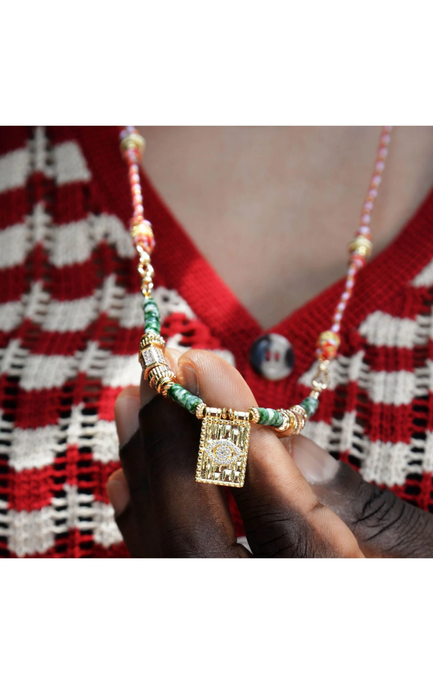 Collier Chamane Vert 2 Collier Chamane Vert – Image 2