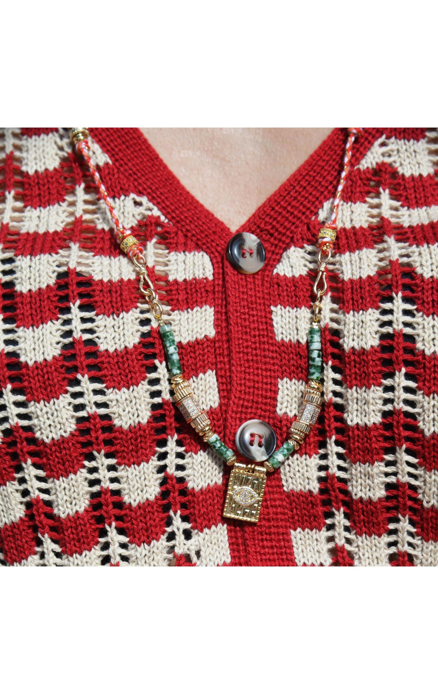 Collier Chamane Vert 4 Collier Chamane Vert – Image 4