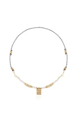 Collier Chamane Blanc