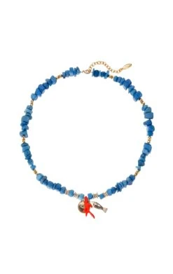 Collier Claude Bleu