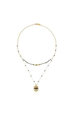 Collier Heartbeat Noir