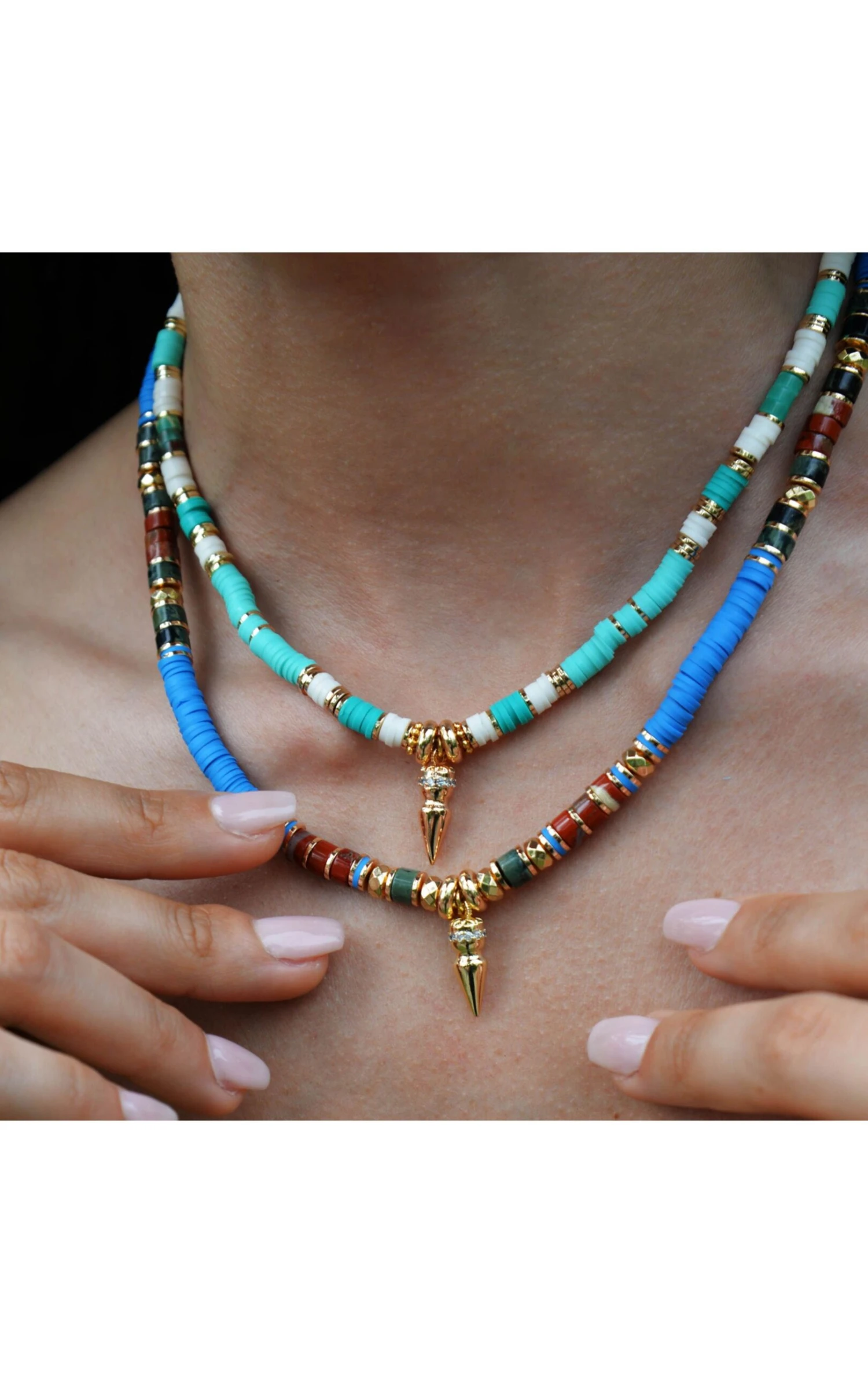 Collier Jaipur Aqua 3 Collier Jaipur Aqua – Image 3