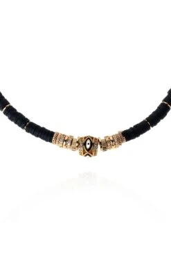 Collier Jaipur Noir 5 Collier Jaipur Noir -Hipanema Boutique jaipur 9