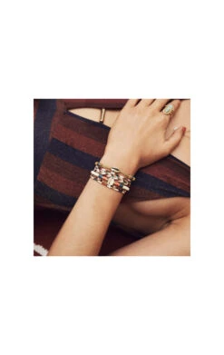 Manchette Cubanita 6 Manchette Cubanita -Hipanema Boutique manchette cubanita white 2