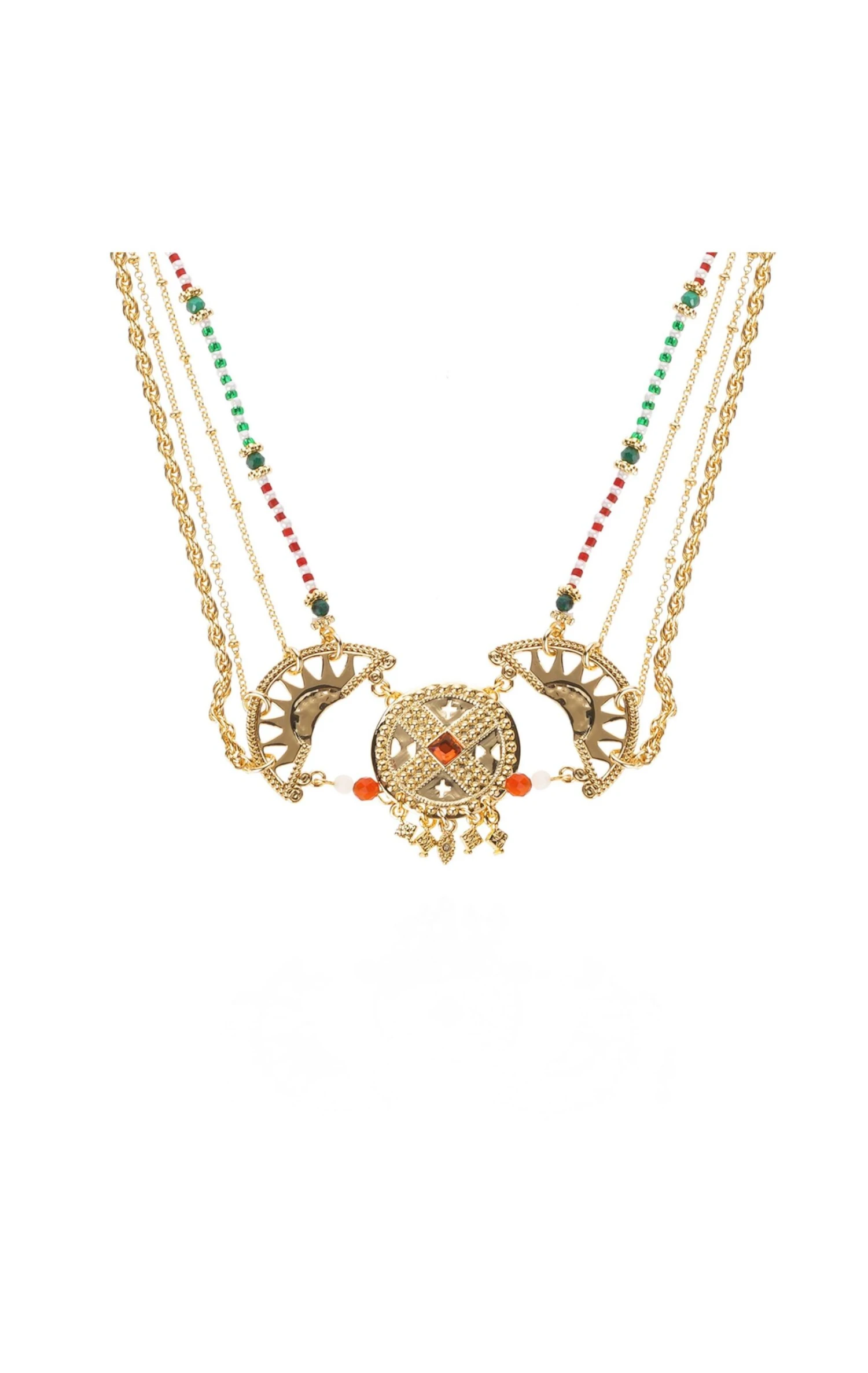 Collier Maraja Doré 3 Collier Maraja Doré – Image 3