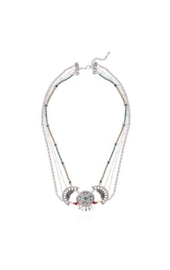 Collier Maraja Argenté