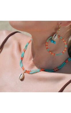 Collier Nymphe Turquoise 6 Collier Nymphe Turquoise -Hipanema Boutique nymphe 6