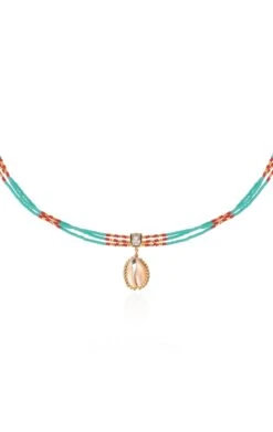 Collier Nymphe Turquoise 7 Collier Nymphe Turquoise -Hipanema Boutique nymphe 7