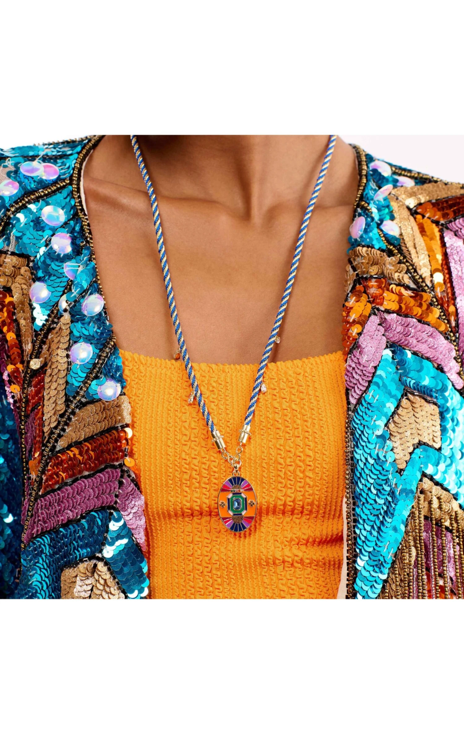 Collier Pesos Multicolore 2 Collier Pesos Multicolore – Image 2