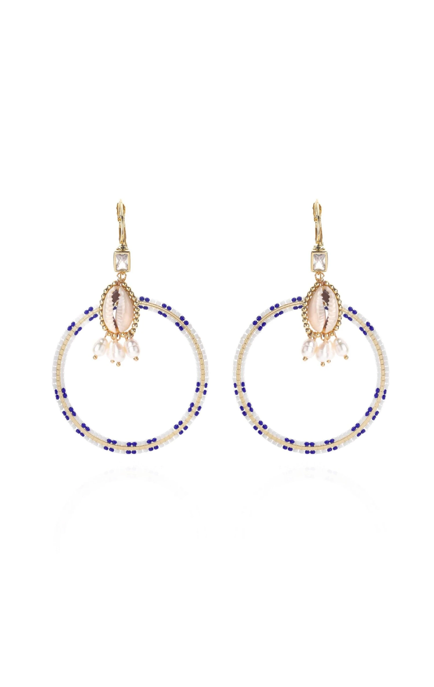 Boucles D'oreilles Recif Blanc 1 Boucles D'oreilles Recif Blanc