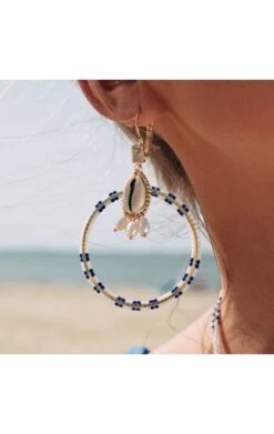 Boucles D'oreilles Recif Blanc 5 Boucles D'oreilles Recif Blanc -Hipanema Boutique recif 4