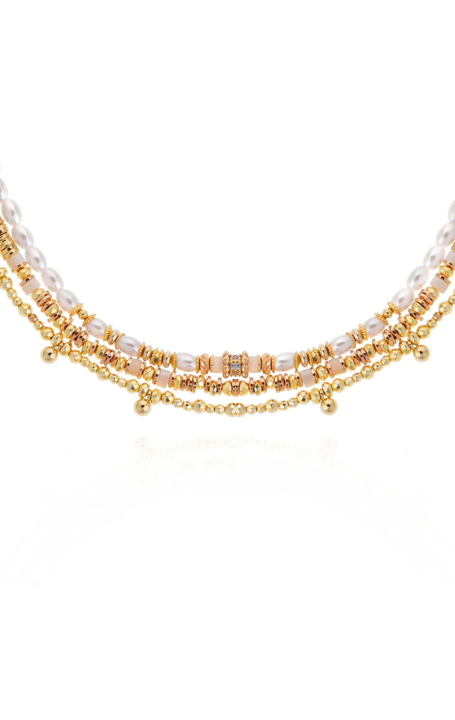 Collier Trion Doré 3 Collier Trion Doré – Image 3