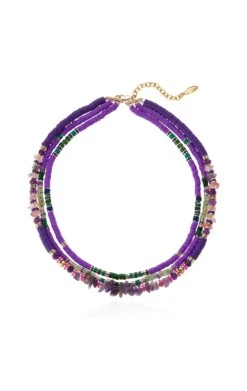 Collier Trion Violet