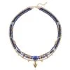 Collier Trion Bleu
